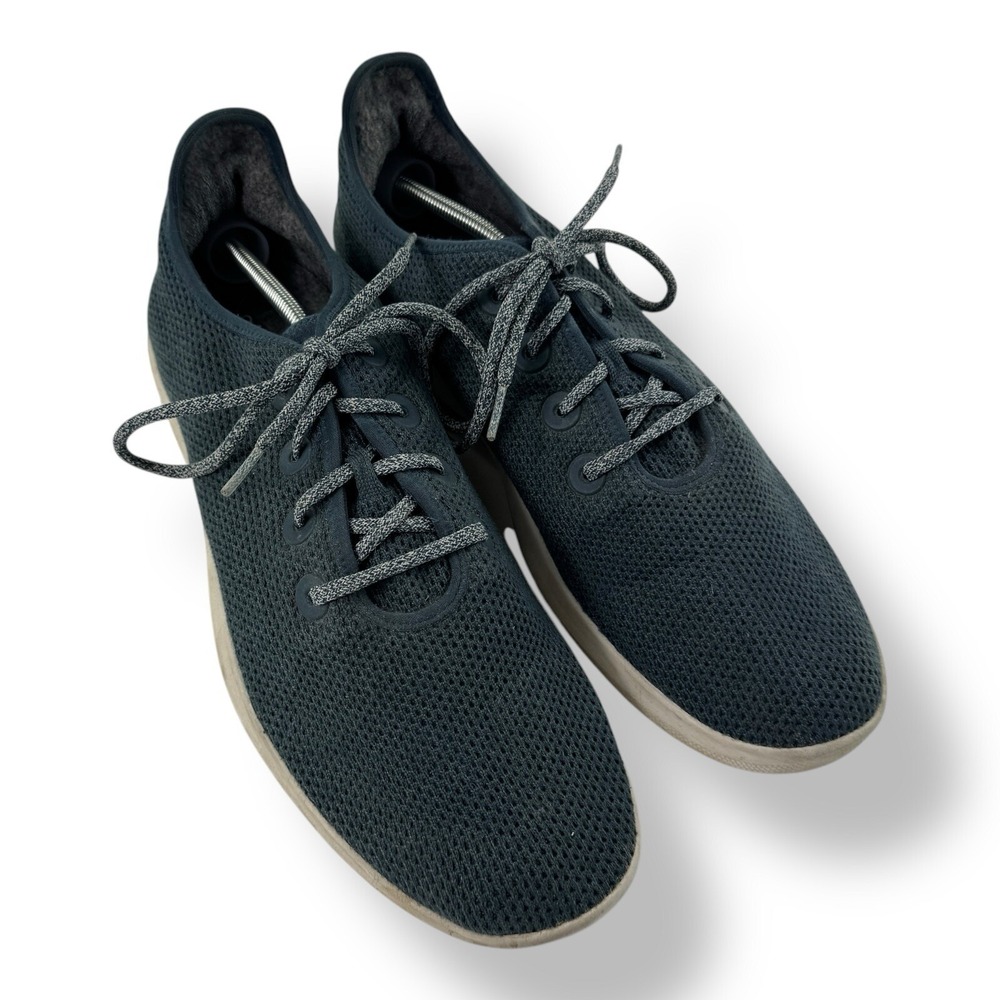Allbirds Blue TR Wool Cotton Sneaker Shoes Men's Size 14 M‎